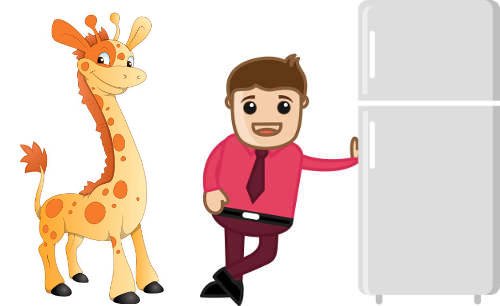 refrigerator-giraffe